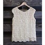 vintage 1970s crochet top