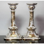 vintage 1970s royal crown derby candlesticks