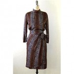 vintage 1980s louis feraud silk dress