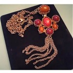 vintage 1980s oscar de la renta necklace