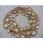 vintage 1981 chanel crystal sautoir necklace