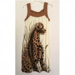 vintage alfred shaheen cheetah dress