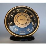 vintage art deco jaeger thermometer