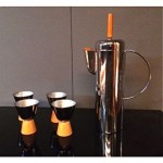 vintage art deco revere copper & brass cocktail shaker set