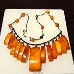 vintage baltic amber necklace