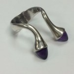 vintage bent gabrielsen for georg jensen amethyst sterling ring