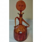 vintage blenko decanter