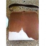 vintage calf hair purse