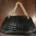 vintage chanel crocodile handbag