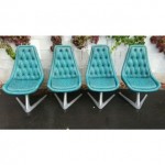 vintage chromecraft dining chairs