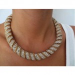 vintage ciner crystal necklace