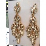 vintage ciner rhinestone earrings