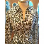 vintage diane von furstenberg leopard print dress