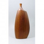 vintage doug ayers wood vase