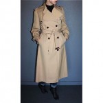 vintage etienne aigner belted trench coat