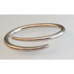 vintage georg jensen solid sterling silver bangle bracelet