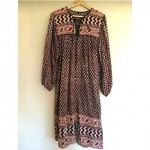 vintage indian cotton boho dress