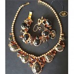 vintage juliana necklace and bracelet set