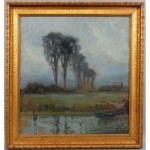 vintage marion jack oil painting