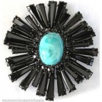 vintage massive schreiner brooch