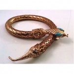 vintage mesh snake bracelet