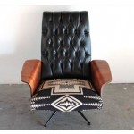 vintage mid-century mulhauser for plycraft restored recliner