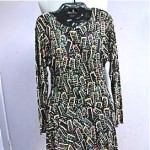 vintage missoni silk knit midi dress