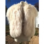 vintage mongolian fur vest