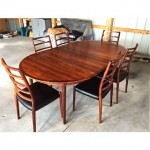 vintage niels moller dining set