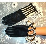 vintage pair leather gloves