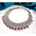 vintage trifari rhinestone necklace