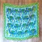 vintage vera neumann camel scarf