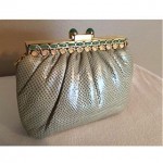 vintage judith leiber snakeskin handbag