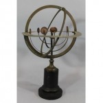 antique 1850s french armillary sphere and orrery