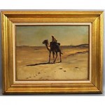 antique 1890s oil painting