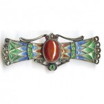 antique 1900s sterling brooch