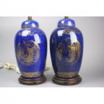 antique 19th century jar lamps