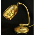 antique tiffany bronze lamp