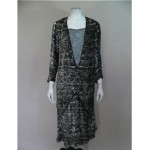 vintage 1920s silk devore velvet flapper dress