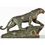 vintage 1930s panther mood lamp