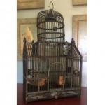 vintage 1940s birdcage