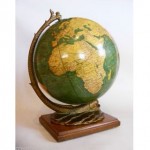 vintage 1940s globe