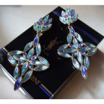 vintage 1980s ysl earrings