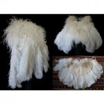 vintage art deco ostrich feather cape