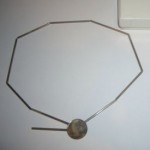 vintage betty cooke sterling modernist necklace