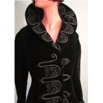 vintage edwardian velvet coat