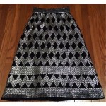 vintage elinor simmon malcolm starr velvet sequin skirt