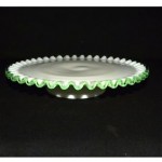 vintage fenton low cake stand