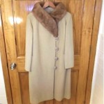 vintage fur collar coat