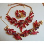 vintage juliana rhinestone set